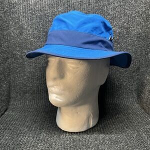 The North Face Kids Medium Sun Hat Blue Bucket Hay Kayak Outdoors Hiking Gorp